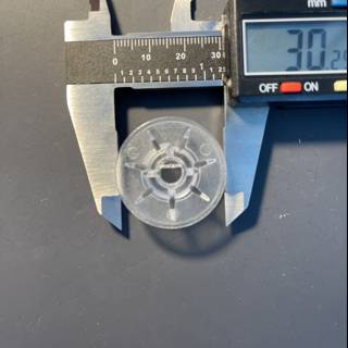 Measuring the Size of a Plastic Disk with a Caliper