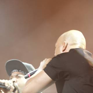 Bald Duo Rocks the Stage