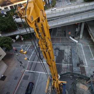 Construction Crane at Work in the City