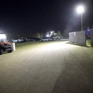 Midnight Meeting: Vehicles Gather at Coachella 2024