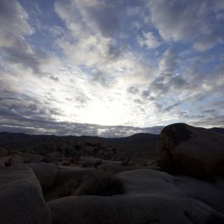 Radiant Sky over Joshua Tree Plateau