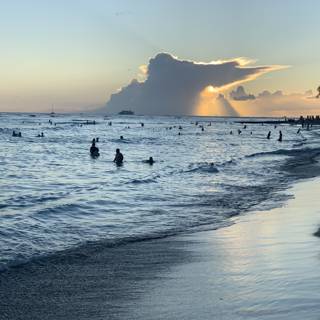 Sunset Scenery at Royal-Moana Beach