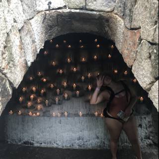 Bikini Babe at the Crypt