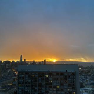 Golden Hour in the San Francisco Metropolis