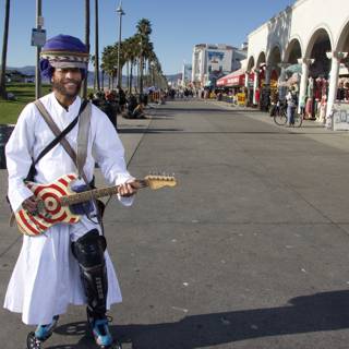 Guitar Man in the City