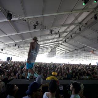 The Man on Top of the Coachella Stage