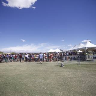 Coachella Crowd in Open Fields