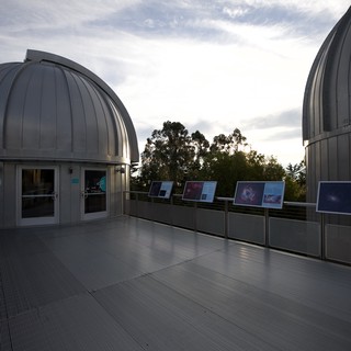 Observatory Domes at Twilight - Chabot Space Center