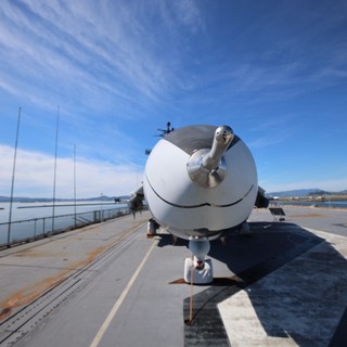 Historic Aircraft Displayed on USS Hornet Flight Deck