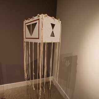 Suspended Native American Ceremonial Shield Installation