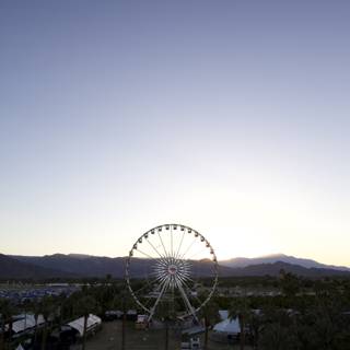 Sunset Fun at Coachella's Ferris Wheel
