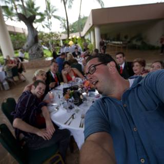 Hawaiian Food Court Selfie
