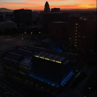 Salt Lake City Skyline at Sunset