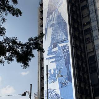 Metropolis Mural on Urban Office Building