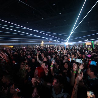 Laser Light Show Electrifies Wobbleland 2026 Crowd