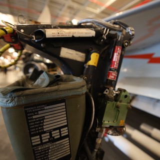 Ejection Seat Parachute Assembly from Military Aircraft