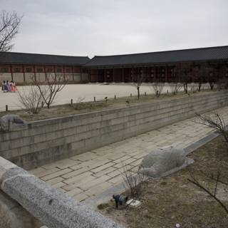 Ancient Serenity: Korean Courtyard in 2024