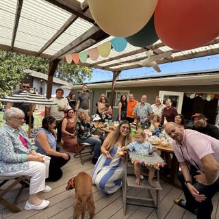 Lively Backyard Brunch