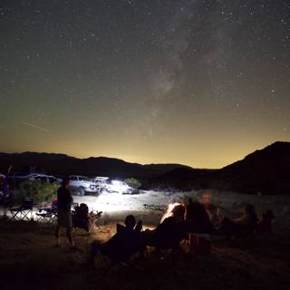 Night Sky Camping Trip with Friends