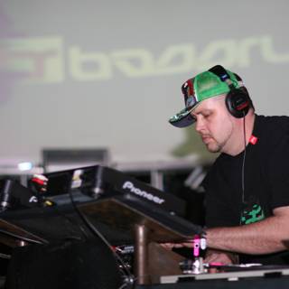 DJ Sam R in action