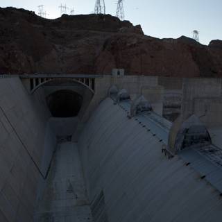 The Hoover Dam with a Giant Hole