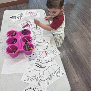 Little Artist at Work