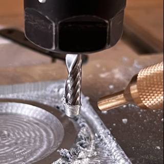 Power Drilling a Metal Plate
