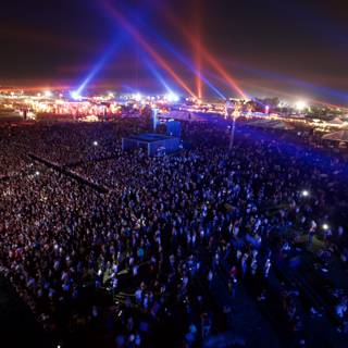 Lights and Lasers Galore at Coachella Music Festival