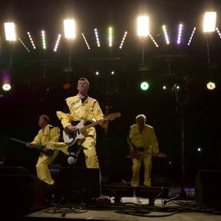 The Yellow-Clad Band Rocks Coachella
