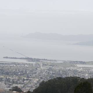 Aerial View of San Francisco Bay and Cityscape
