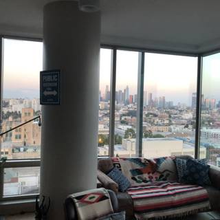 City View from Comfortable Couch