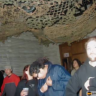 Group of People Admiring Ceiling Decor