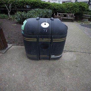 Underground Recycling Station in Urban London Park