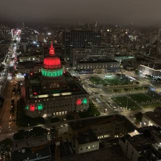 Illuminated San Francisco City Hall