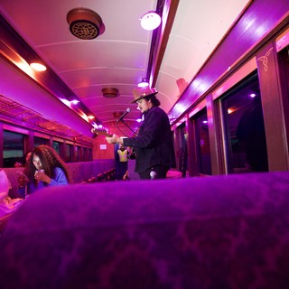 vintage tourist train car