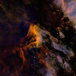IC5070 Pelican Nebula in SHO Narrowband Palette