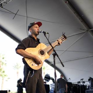 Tom Morello Rocks Coachella Stage with His Electric Guitar