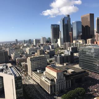 View from the Top of Los Angeles City Hall