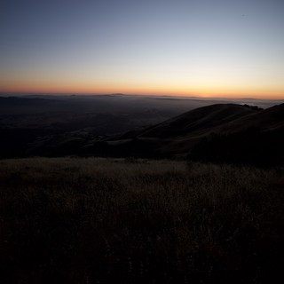 Golden Twilight Over Mount Diablo's Sweeping Valleys