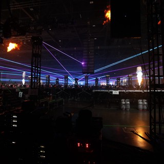 Laser Inferno: Wobbleland 2026 Festival Light Show