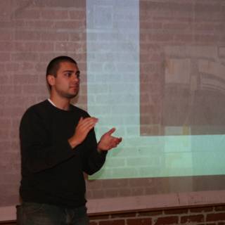 Seminar Speaker Engages with Audience