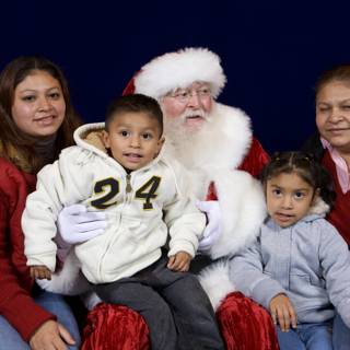Santa Claus Brings Cheer to the Mahato Family