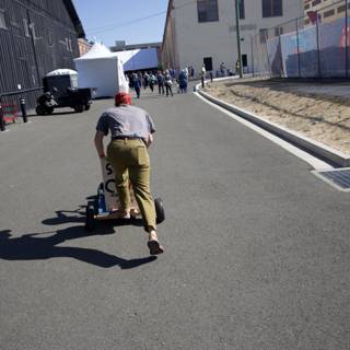 Pushing Through the Crowd at Maker Faire 2025
