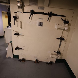 Heavy Watertight Door Aboard Historic USS Hornet