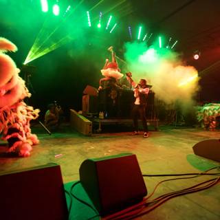 Man and Lion Rule the Stage