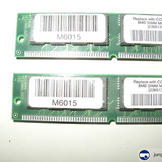 Pair of RAM Modules with Bar Codes