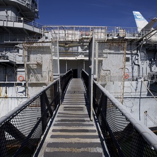 Gangway Access Between USS Hornet Ship Sections