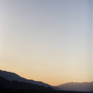 Mountains and Hills at Sunset