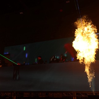 Pyrotechnic Fireball Erupts Over DJ Stage at Wobbleland
