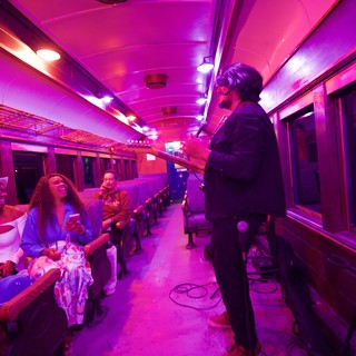 Live Music Performance in Vintage Train Car